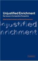 Unjustified Enrichment: Key Issues in Comparative Perspective
