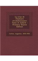 La crise de l'histoire révolutionnaire