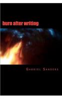 burn after writing