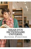 Essais D'Un Dictionnaire Universel