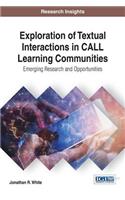 Exploration of Textual Interactions in CALL Learning Communities