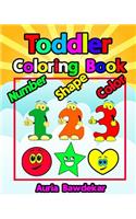 Toddler Coloring Book Numbers Colors Shapes Book