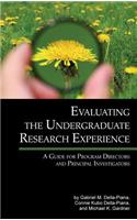 Evaluating the Undergraduate Research Experience