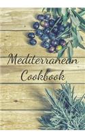 Mediterranean Cookbook: Make Your Own Healthy Recipe Book, Cooking Dishes For Beginners, 7x10, 100 pages
