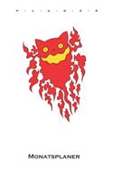 Teufel Katze Monatsplaner