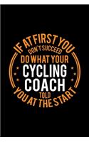 If At First You Don't Succeed Do What Your Cycling Coach Told You At The Start