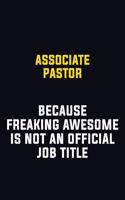 Associate Pastor Because Freaking Awesome Is Not An Official Job Title