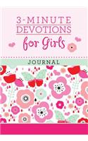 3-Minute Devotions for Girls Journal