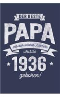 Der Beste Papa wurde 1936 geboren: Wochenkalender 2020 mit Jahres- und Monatsübersicht und Tracking von Gewohnheiten - Terminplaner - ca. Din A5