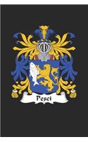 Pesci: Pesci Coat of Arms and Family Crest Notebook Journal (6 x 9 - 100 pages)