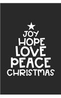 Joy Hope Love Peace Christmas