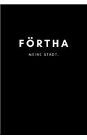 Förtha: Notizbuch, Notizblock, Journal, Notebook 120 Seiten A5 - Punktraster - Deine Stadt, Notizen, Geschichten