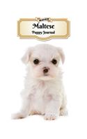 2020 Maltese Puppy Journal: Weekly Planner - 12 Months - 107 pages 8.5 x 11 in. - Calendar - Diary - Organizer - Vaccinations - Vet Appointments - Half Spread Wide Ruled Pages