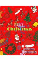 Merry Christmas coloring notebook