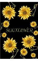 Sunflower Floral Journal Notebook