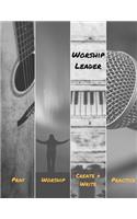 Worship Leader: Guitar Tablature for Guitar Players, College Ruled Line Paper for Songwriters, & Piano Sheet Music for Musicians. for Worship Leaders, Musicians, Songwriters. Notebook Journal 150 Pages