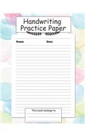 Handwriting Practice Paper