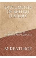 Documents of British History: A.D. 78 to 1216 With Problems and Exercises
