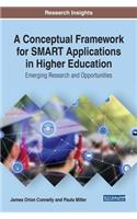 Conceptual Framework for SMART Applications in Higher Education: Emerging Research and Opportunities