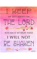 Bullet Journal Notebook Psalm 16