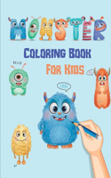 Cute Monsters Coloring Book for Kids