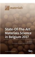 State-Of-The-Art Materials Science in Belgium 2017