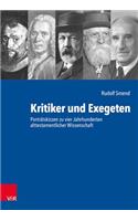 Kritiker Und Exegeten