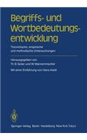 Begriffs- Und Wortbedeutungsentwicklung