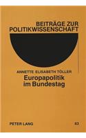 Europapolitik Im Bundestag