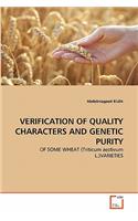 Verification of Quality Characters and Genetic Purity