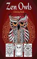 Zen Owls Coloring Book