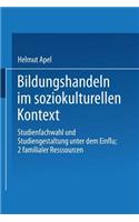 Bildungshandeln Im Soziokulturellen Kontext