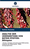 Analyse Der Vermarktung Von Rotem Pfeffer: Äthiopien