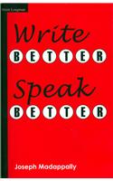 Write Better,Speak Better