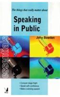 Speaking In Public