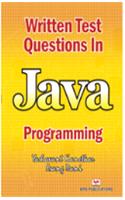 Written Test Questions in Java Programming