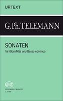 Sonatas for recorder and basso continuo