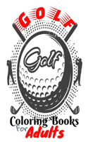 Golf Coloring Books For Adults