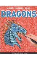 Dragons Adults Coloring Book