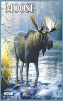 MOOSE 2021 Wall Calendar: Beautiful MOOSE Animals - 2021 Calendar 8.5" x 8.5" - glossy finish