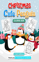 Christmas Cute Penguin Coloring Book