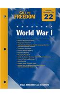 Holt Call to Freedom Chapter 22 Resource File: World War I