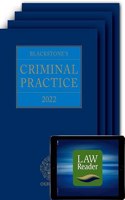 Blackstone's Criminal Practice 2022: Book, All Supplements, and Digital Pack