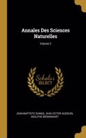 Annales Des Sciences Naturelles; Volume 2