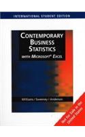 Contemporary Business Statistics with Microsoft Excel: With CD-Rom and Infotrac