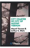 City Charter of City of Mount Vernon