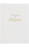 Steel-Engraved Child Baptism Certificate