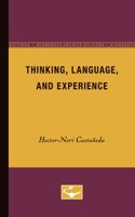 Thinking, Language, and Experience