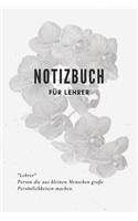 Notizbuch für Lehrer