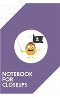 Notebook for Closeups